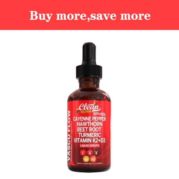 Cayenne Pepper Supplement Liquid Drops + Hawthorn Berry, Vitamin D3 K2 Organic Beet Root Powder, Ceylon Cinnamon, Turmeric Curcumin, Panax Ginseng - 图片 7