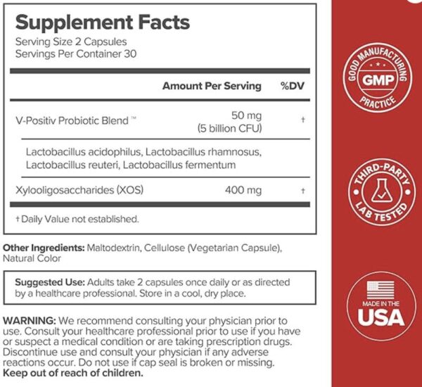 URO Women's Probiotics - 60 Count (Pack of 1) - Probiotics for Women pH Balance with Prebiotics & Lactobacillus Probiotic Blend - 图片 6