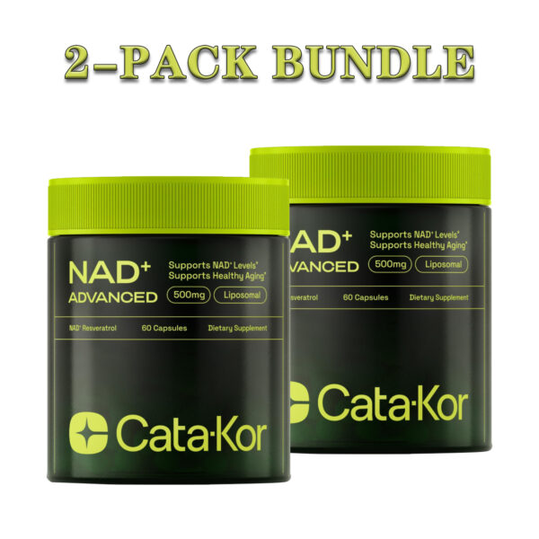 Cata-Kor NAD+ 500mg Anti-Aging Supplement with Resveratrol – Clinically Studied NAD+ Booster for Skin Health, Energy & Cellular Renewal| Liposomal Formula for Enhanced Absorption - 图片 10